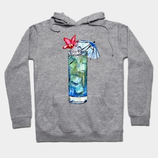 Blue hawaii cocktail Hoodie